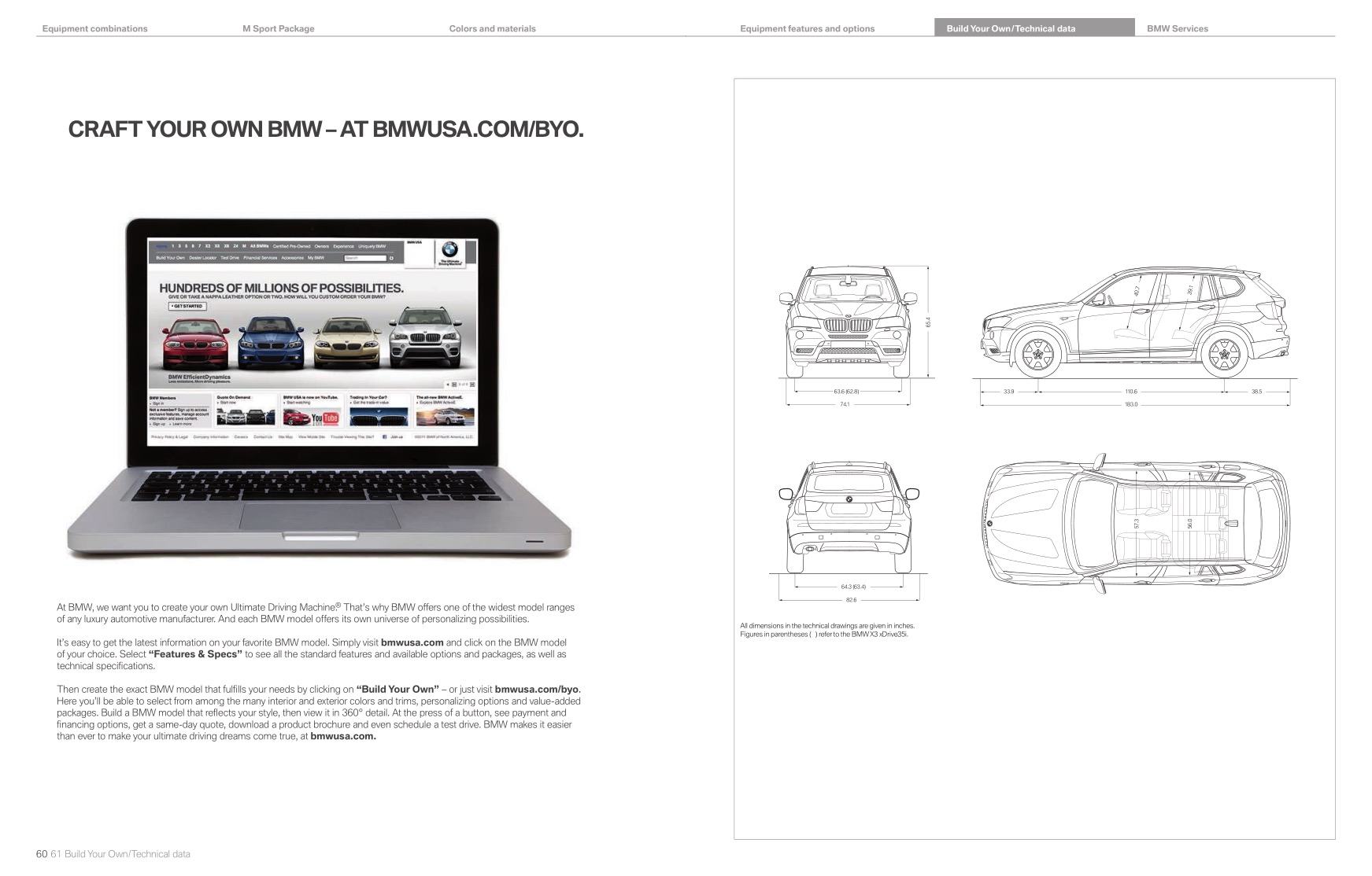 2013 BMW X3 Brochure Page 5
